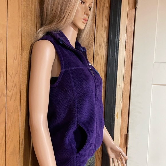 Patagonia Re Tool Fleece Vest Purple-zip Up - Picture 8 of 16